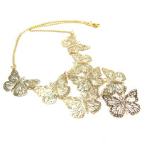 Butterfly Cluster Necklace - Thumbnail 2