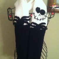 Jack Skellington inspired scarf - Thumbnail 2