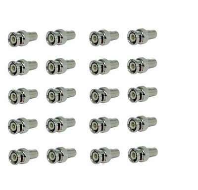 20 pcs RCA Female to BNC Male Coax Connector Converter
