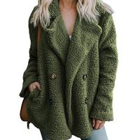Button Long Sleeve Sweater Coat - Thumbnail 4