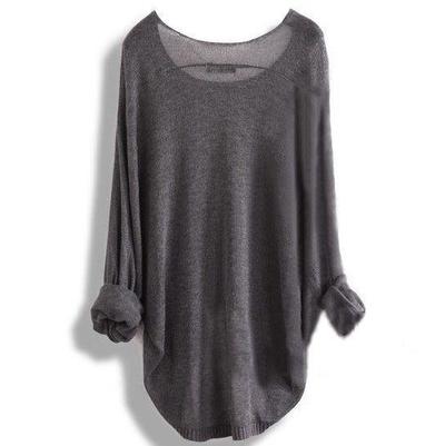 Long-Sleeved Knit Blouse Knit Shirt Hollow