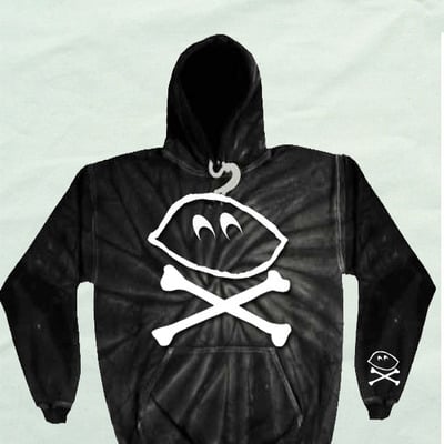 Logo black spider  tie dye