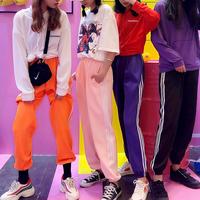 8 Colors Striped Jogger Pants - Thumbnail 1