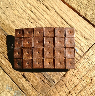 Bronze squares belt buckle by citizen objects