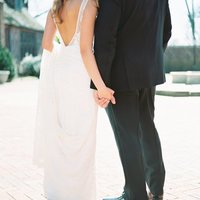 Sheath V-Neck Lace Mermaid Backless Sexy Sleeveless Wedding Dress - Thumbnail 2