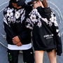 Floral Flower Printed Hoodie Sweatshirt-1
