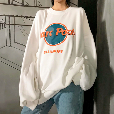 Harajuku harc pock printed fleece sweatshirt - Thumbnail 5