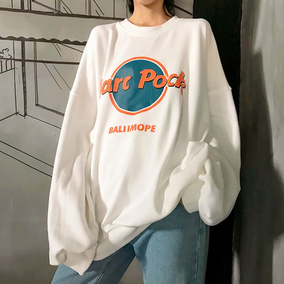 Harajuku Harc Pock Printed Fleece Sweatshirt