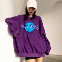 Harajuku Harc Pock Printed Fleece Sweatshirt - Thumbnail 3