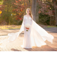Sexy See Through Beach Wedding Dresses Sweetheart Bridal Dress with Delicate Lace Shawl Bridal Gowns - Thumbnail 1