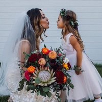 Stunning Mermaid Wedding Dresses with Delicate Lace Wedding Gowns with Champagne Lining Bridal Dress  - Thumbnail 1