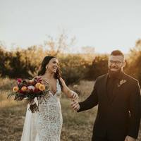 Gorgeous Mermaid Wedding Dresses Sexy Deep V Neck Champagne Lining Bridal Gowns - Thumbnail 2