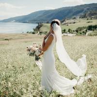 Simple Mermaid Wedding Dresses Sexy Deep V Neck Wedding Gowns Backless Bridal Gowns - Thumbnail 3