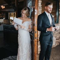Stunning Mermaid Tulle Wedding Dresses Sheer Long Sleeve Delicate Lace Bridal Gowns - Thumbnail 2