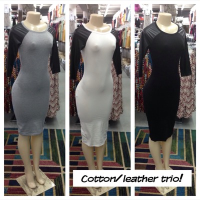 White leather sleeves 