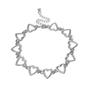 Hollow Out Heart Necklace-3