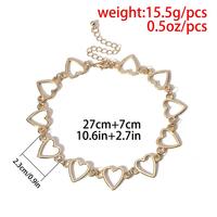 Hollow Out Heart Necklace - Thumbnail 4