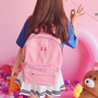 Sailor Moon Luna Cat Bow Embroidered Canvas Backpack-1