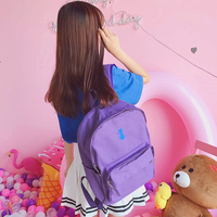 Sailor Moon Luna Cat Bow Embroidered Canvas Backpack - Thumbnail 2