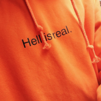 Free Shipping-"HELL IS REAL" HOODIE - Thumbnail 1
