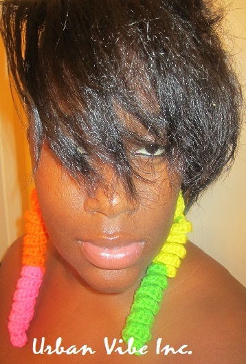 Urban Enomis Swarley Crochet Earring Collection (Bright Queen )