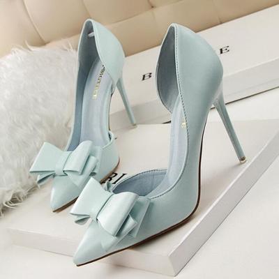 New women's pumps wedding slim high heel pointed toe stiletto party heels shoes q-0100