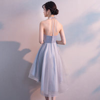 Cute lace tulle short prom dress, high low evening dress - Thumbnail 1