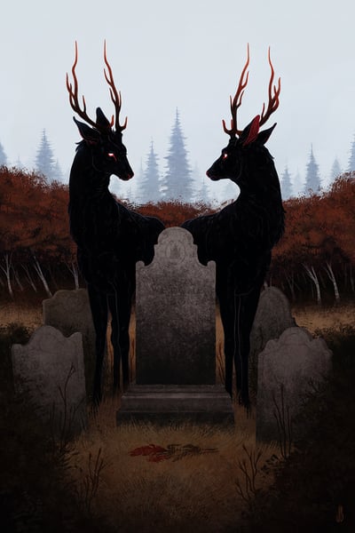 The Mourners - Print