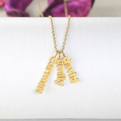 Customized name necklace-tde