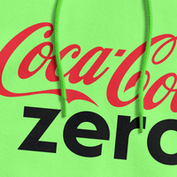 COCA COLA ZERO HOODIE NEON GREEN - Thumbnail 2
