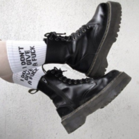 Free Shipping-"IDGAF" SOCKS - Thumbnail 1