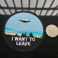 Free Shipping"I WANT TO LEAVE" PATCH - Thumbnail 1