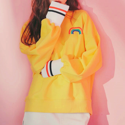 Harajuku rainbow sweatshirt