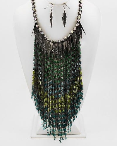 Peacock beads 40%off