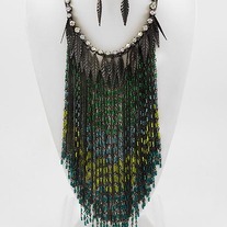 PEACOCK BEADS 40%OFF