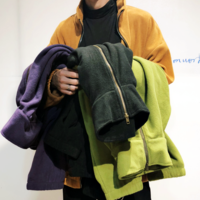 Free Shipping-VINTAGE FLEECE JACKET  - Thumbnail 2