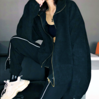 Free Shipping-VINTAGE FLEECE JACKET  - Thumbnail 3