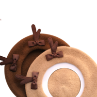 New stylish cute Christmas antler cap - Thumbnail 4