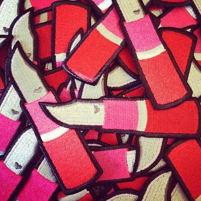 Lipstick Knife Patch