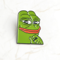 Free Shipping-PEPE THE FROG PINS (SET/4PCS) - Thumbnail 3