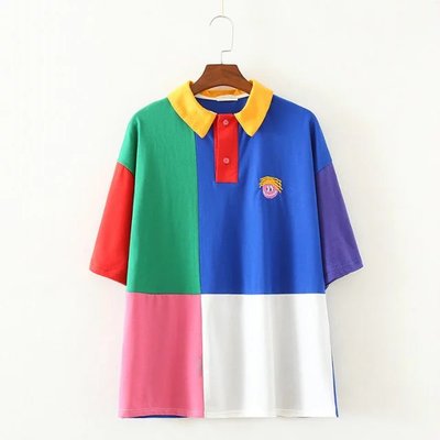Color block polo - Thumbnail 5