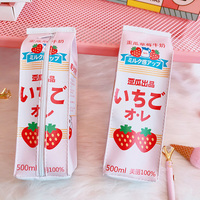 STRAWBERRY MILK BOX PENCIL CASE - Thumbnail 2
