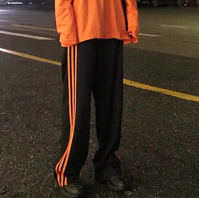 Vintage Stripe Casual Pants