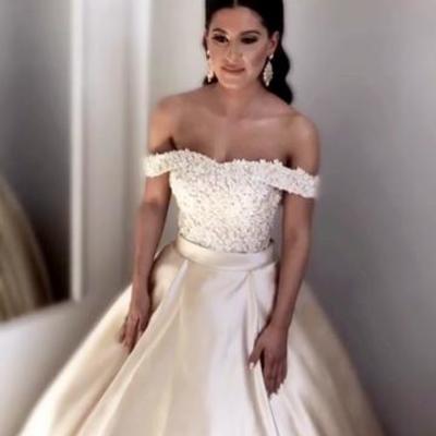 Champagne quinceanera dresses ball gowns lace sweetheart prom dresses - Thumbnail 5