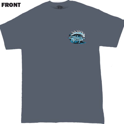 Surf freak 100% cotton grey t-shirt
