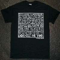 Honey Bane - 'You Can Be You' T-Shirt - Thumbnail 1