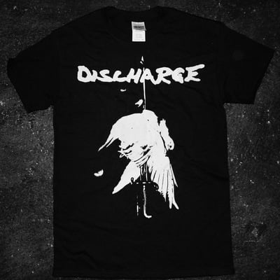 Discharge - 'never again' t-shirt