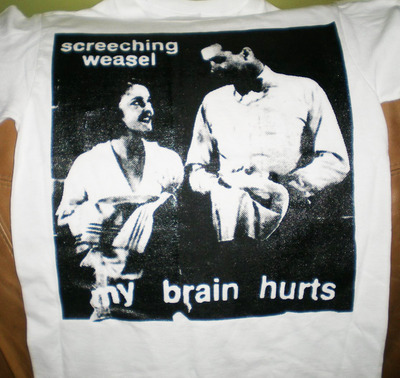 Screeching Weasel - 'My Brain Hurts' T-Shirt