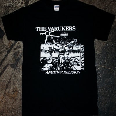 The varukers - 'another r*eligion another war' t-shirt