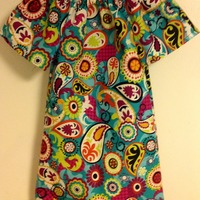 Peasant Dress- Medium (3T-5/6) - Thumbnail 3